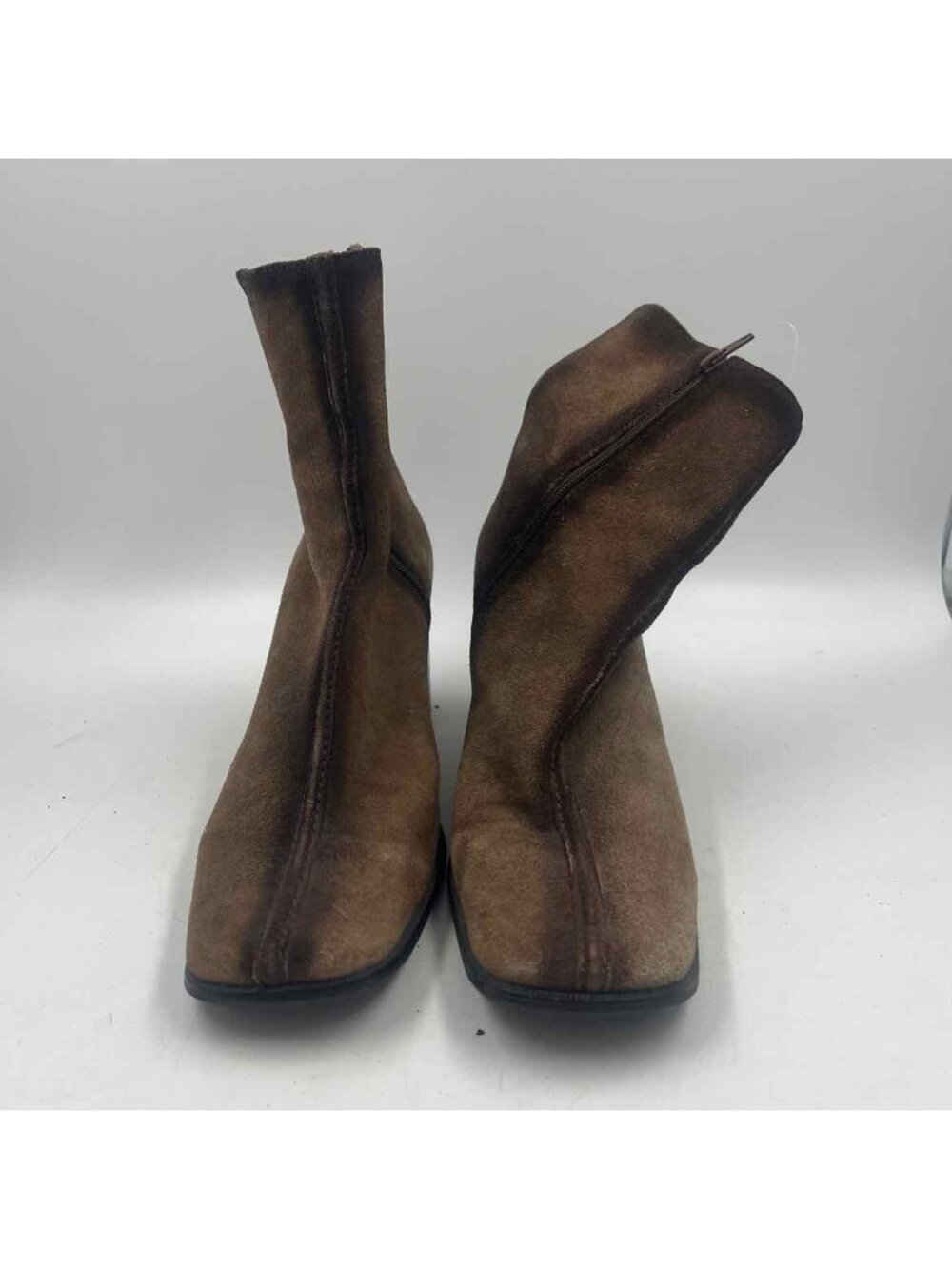 Franco Sarto Women's Shoe Size 7.5 Brown Distressed Boots - Picture 2 of 4